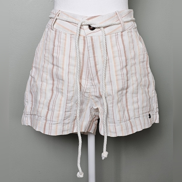 Roxy Sailing Dream Shorts RED ORANGE WHITE MEDIUM - Picture 1 of 6